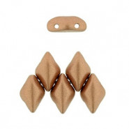 Matubo GemDuo Perlen 8x5mm Matte - Metallic copper